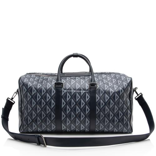 Dior CD Diamond Coated Canvas Lingot Duffle Bag