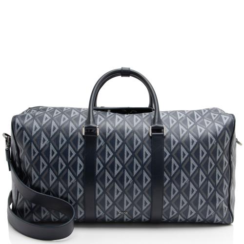 Dior CD Diamond Coated Canvas Lingot Duffle Bag