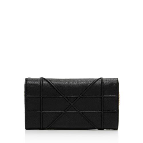 Dior Calfskin Diorama Wallet on Chain Clutch