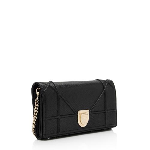 Dior Calfskin Diorama Wallet on Chain Clutch