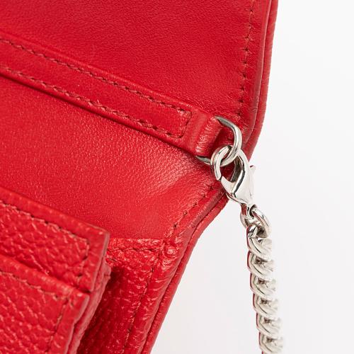 Dior Calfskin Diorama Wallet on Chain Clutch