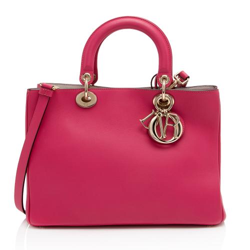 Dior Calfskin Diorissimo Medium Tote