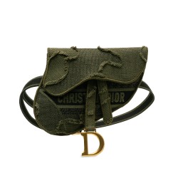 Dior Camouflage Saddle Belt Bag