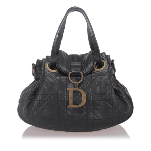 Dior Cannage Leather Shoulder Bag