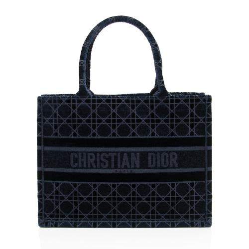 Dior Velvet Cannage Medium Book Tote