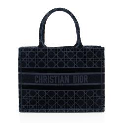 Dior Velvet Cannage Medium Book Tote