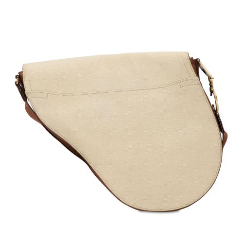 Dior Canvas Baudrier Saddle