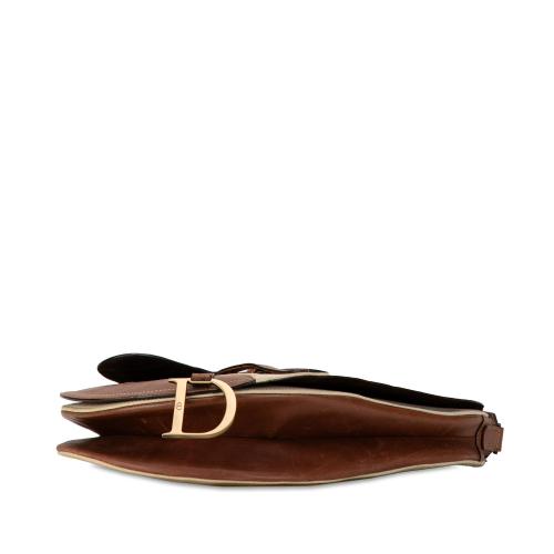 Dior Canvas Baudrier Saddle