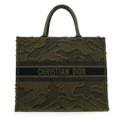 Dior Canvas Camouflage Large Book Tote 