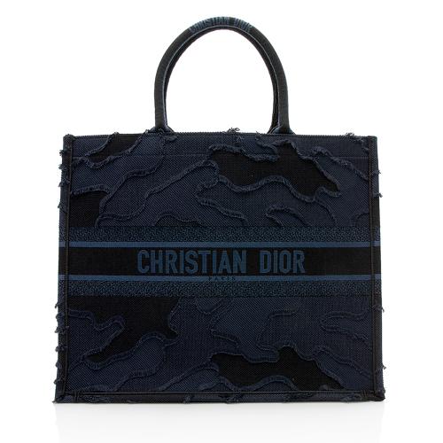 Dior Canvas Camouflage Large Book Tote 