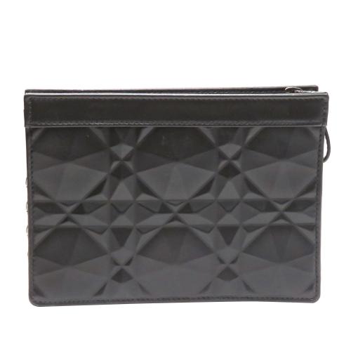 Dior Caro Zipped Pouch with Chain