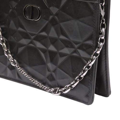 Dior Caro Zipped Pouch with Chain