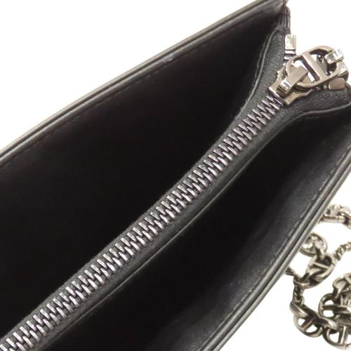 Dior Caro Zipped Pouch with Chain