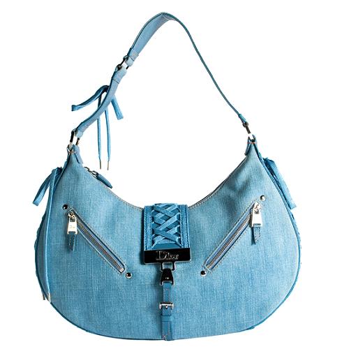 Dior Denim Admit It Shoulder Handbag