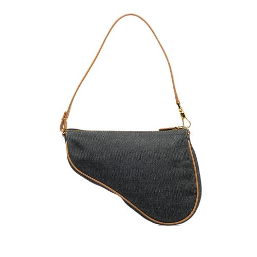 Dior Denim Saddle Pochette