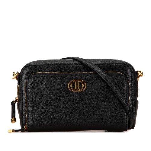 Dior Grained Calfskin Caro Double Pouch