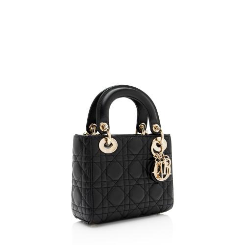 Dior Lambskin Cannage Lady Dior Mini Bag