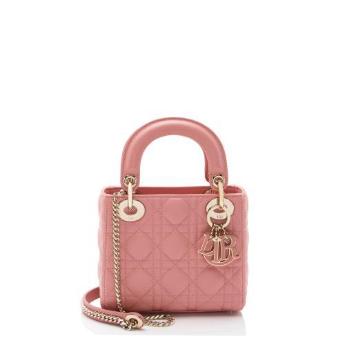 Dior Lambskin Cannage Lady Dior Mini Bag