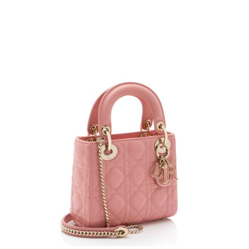 Dior Lambskin Cannage Lady Dior Mini Bag