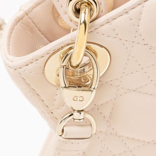 Dior Lambskin Lady Dior Mini Tote