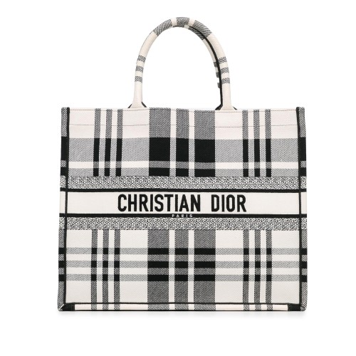 Dior Large Check'n'Dior Book Tote