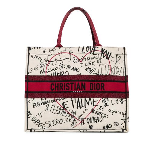 Dior Large DiorAmour Graffiti Book Tote