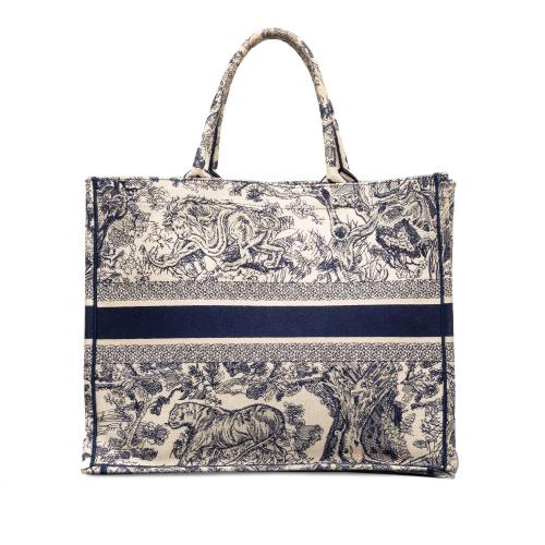 Dior Large Toile De Jouy Book Tote