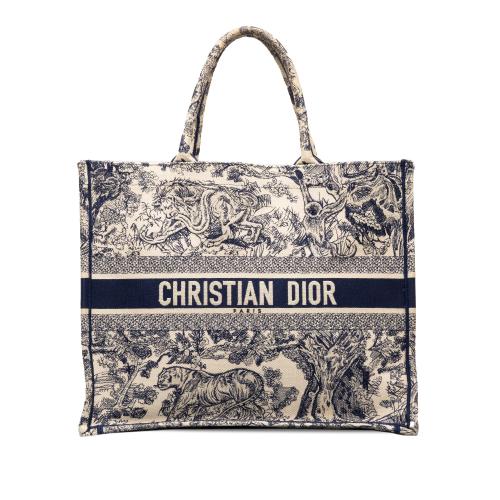 Dior Large Toile De Jouy Book Tote