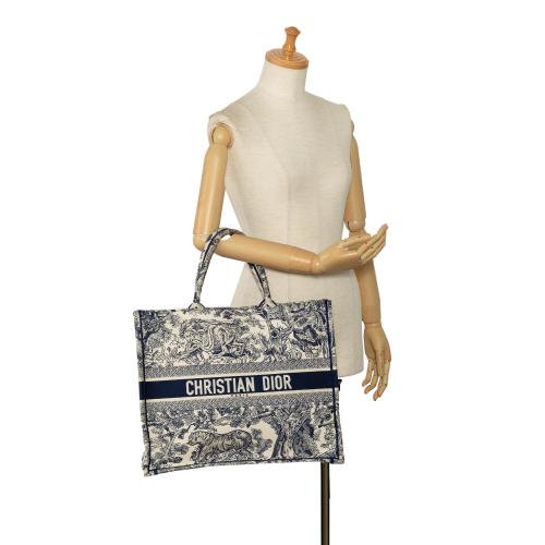 Dior Large Toile De Jouy Book Tote