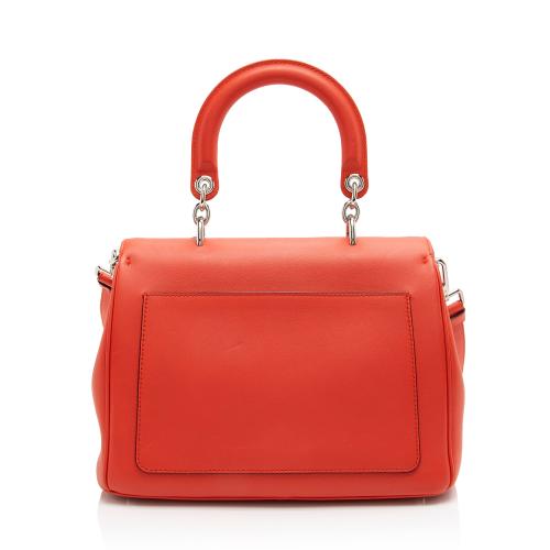 Dior Leather Be Dior Flap Small Satchel