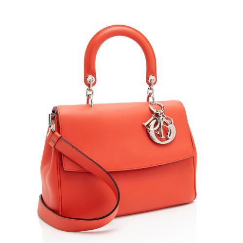 Dior Leather Be Dior Flap Small Satchel