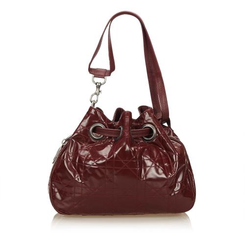 Dior Leather Cannage Bucket Bag