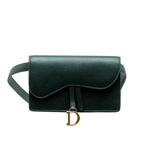 Dior Leather Saddle Belt Bag