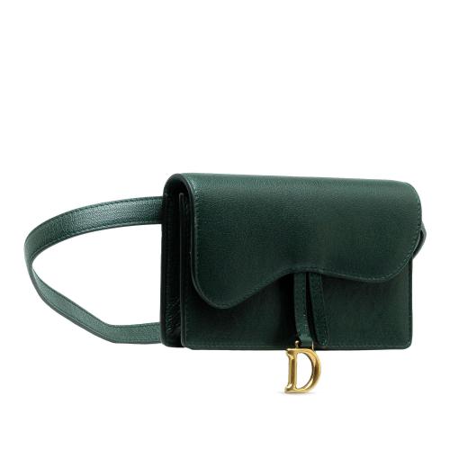 Dior Leather Saddle Belt Bag