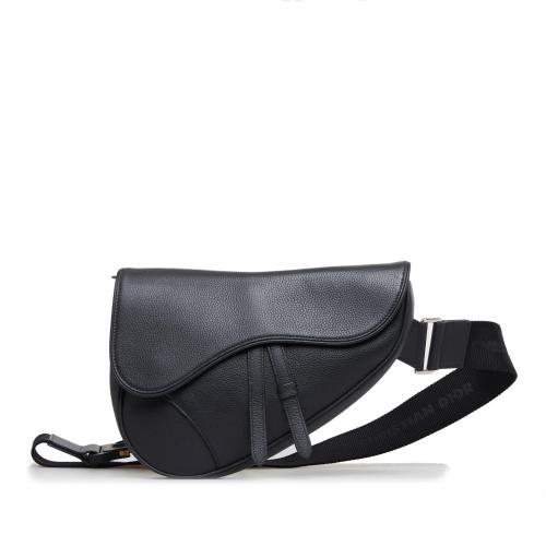 Dior Leather Saddle Crossbody Bag