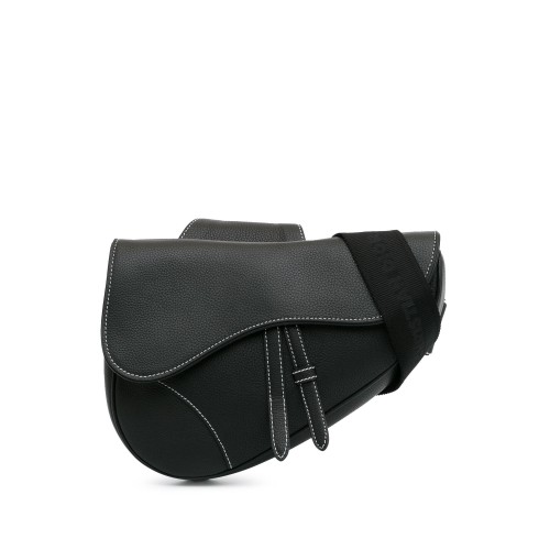 Dior Leather Saddle Crossbody Bag