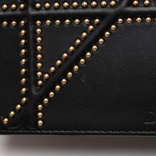 Dior Calfskin Studded Diorama Wallet on Chain Bag