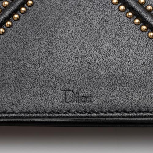 Dior Calfskin Studded Diorama Wallet on Chain Bag