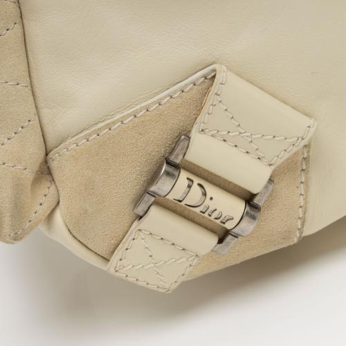 Dior Leather Suede Rebelle Shoulder Bag