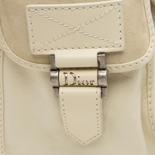 Dior Leather Suede Rebelle Shoulder Bag