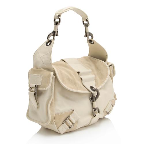 Dior Leather Suede Rebelle Shoulder Bag