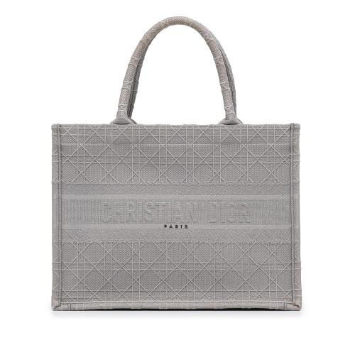 Dior Medium Cannage Embroidered Book Tote