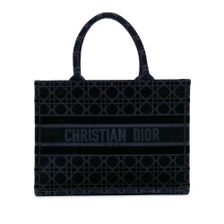 Dior Medium Cannage Embroidered Book Tote