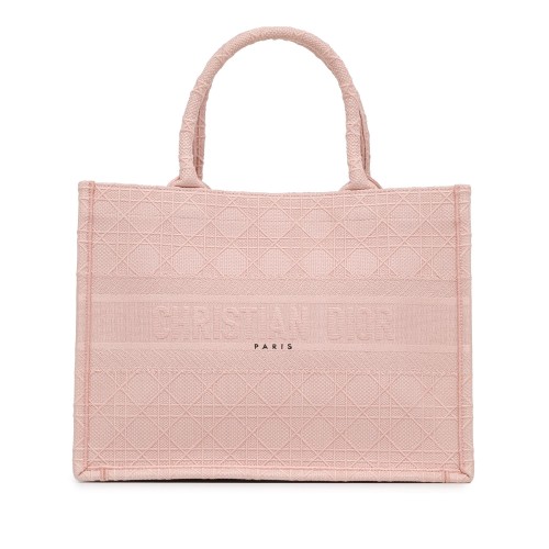 Dior Medium Cannage Embroidered Book Tote