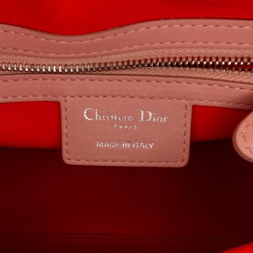 Dior Medium Cannage Lady Dior Tricolor