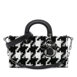 Dior Medium Canvas Macro Houndstooth Lady D Joy