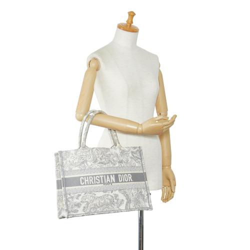 Dior Medium Dioriviera Toile De Jouy Book Tote