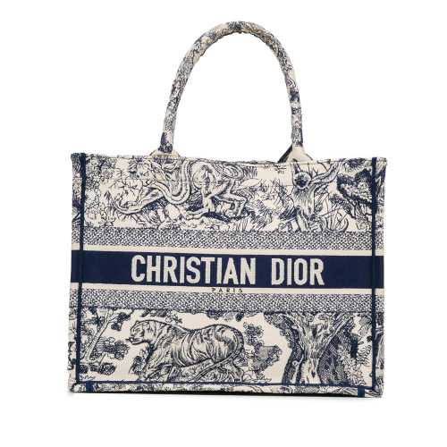 Dior Medium Dioriviera Toile De Jouy Book Tote