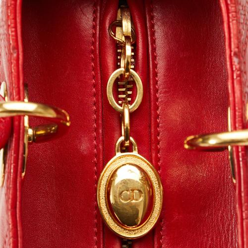 Dior Medium Embossed Lambskin Cannage Lady Dior