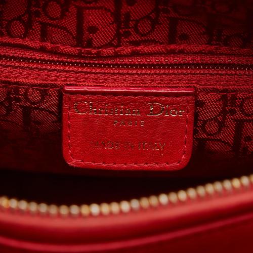 Dior Medium Embossed Lambskin Cannage Lady Dior